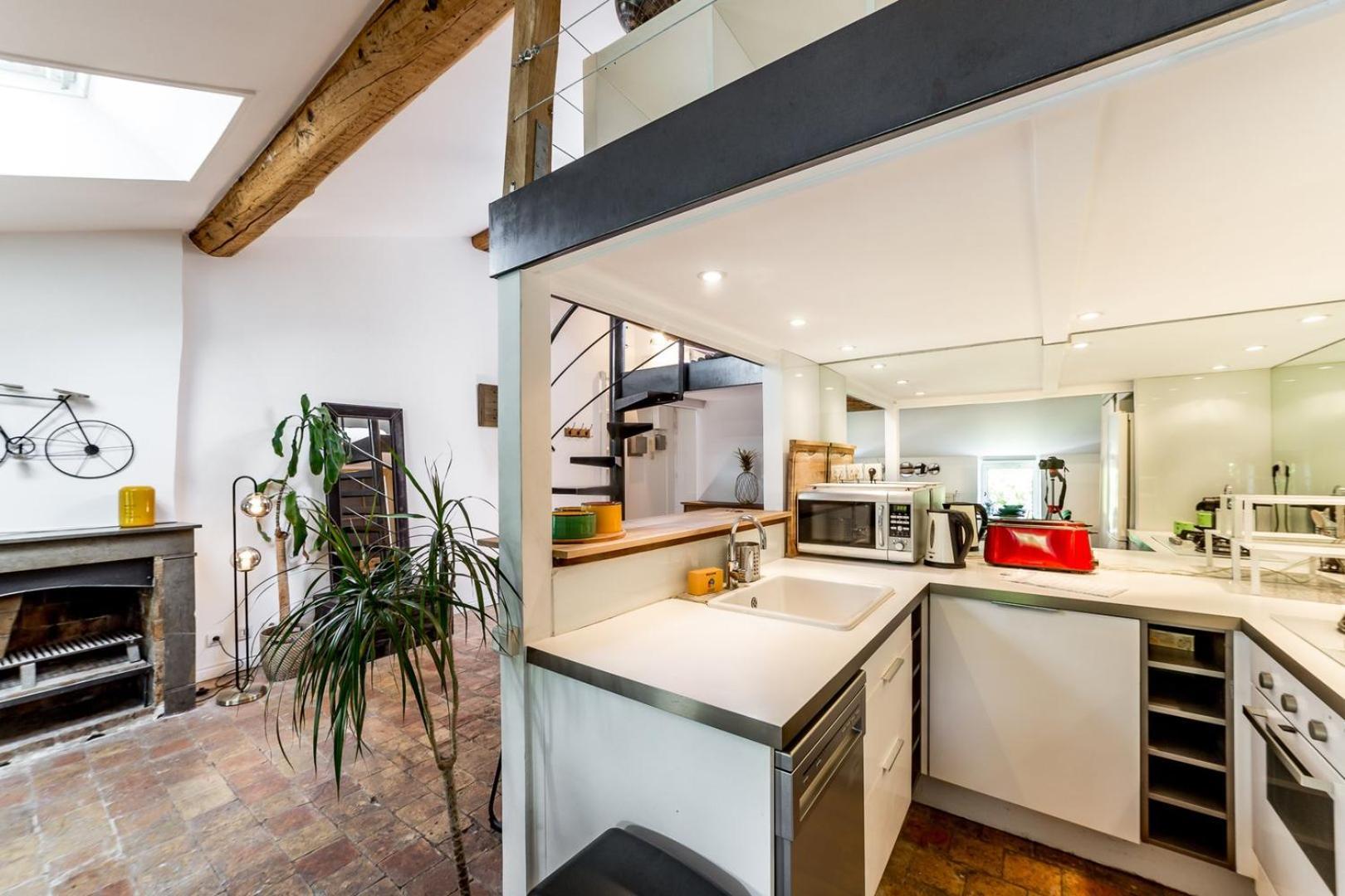 Ferienwohnung Le Loft Des Artistes De La Croix-Rousse Ail Lyon Exterior foto