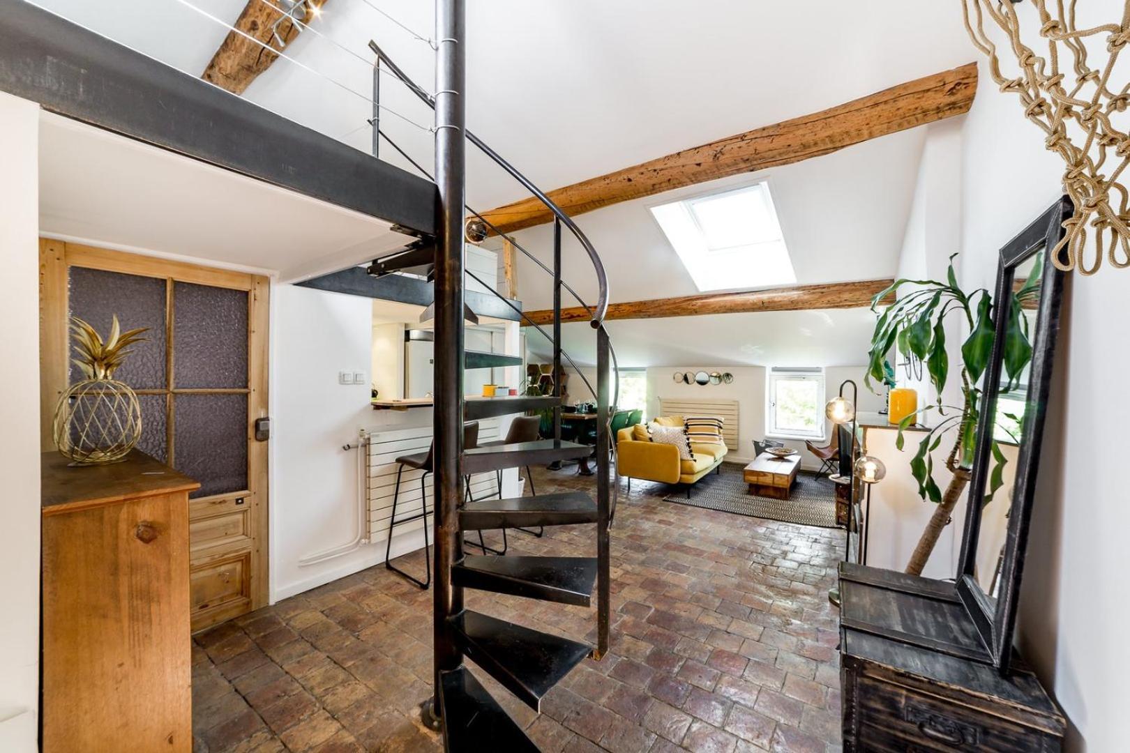 Ferienwohnung Le Loft Des Artistes De La Croix-Rousse Ail Lyon Exterior foto